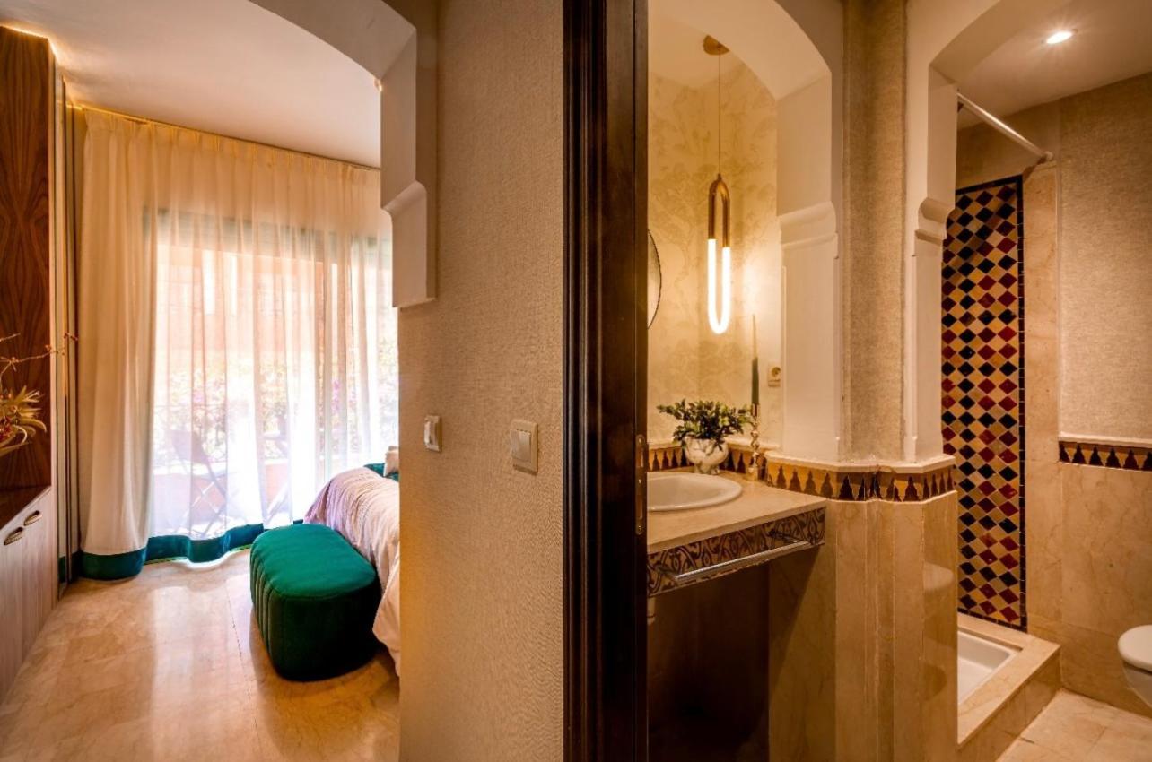 Logement De Luxe Avec Piscine, Hivernage Marrakesh Extérieur photo