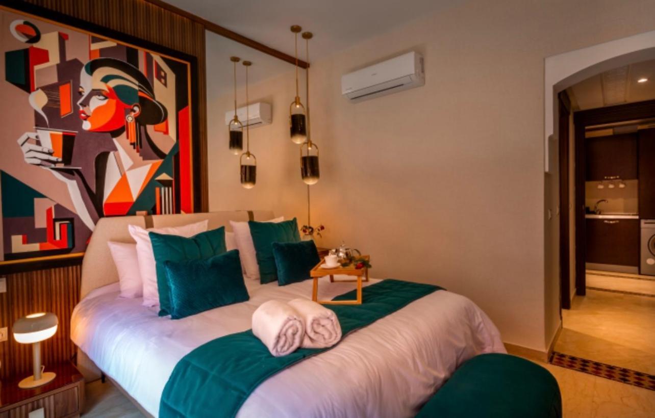 Logement De Luxe Avec Piscine, Hivernage Marrakesh Extérieur photo