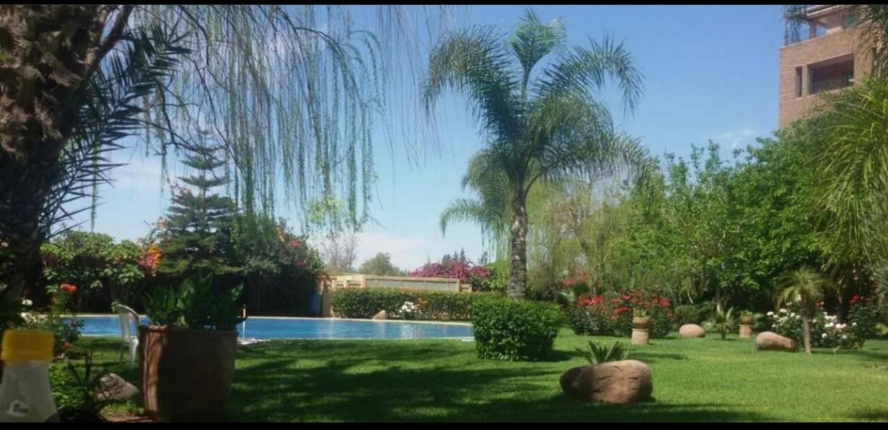Logement De Luxe Avec Piscine, Hivernage Marrakesh Extérieur photo