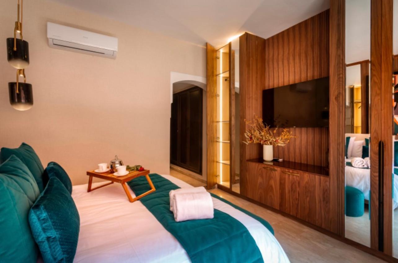 Logement De Luxe Avec Piscine, Hivernage Marrakesh Extérieur photo